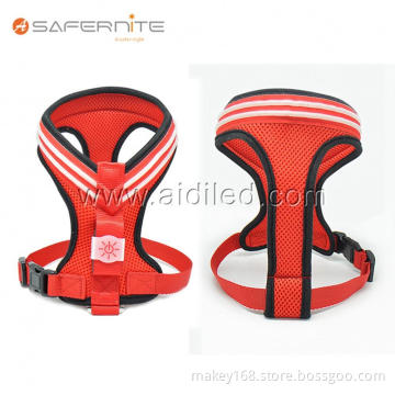 Mesh Illuminated Light-Up Flashing Led Dog Vest Harness